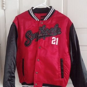 South Pole Red Jacket with Black Accents